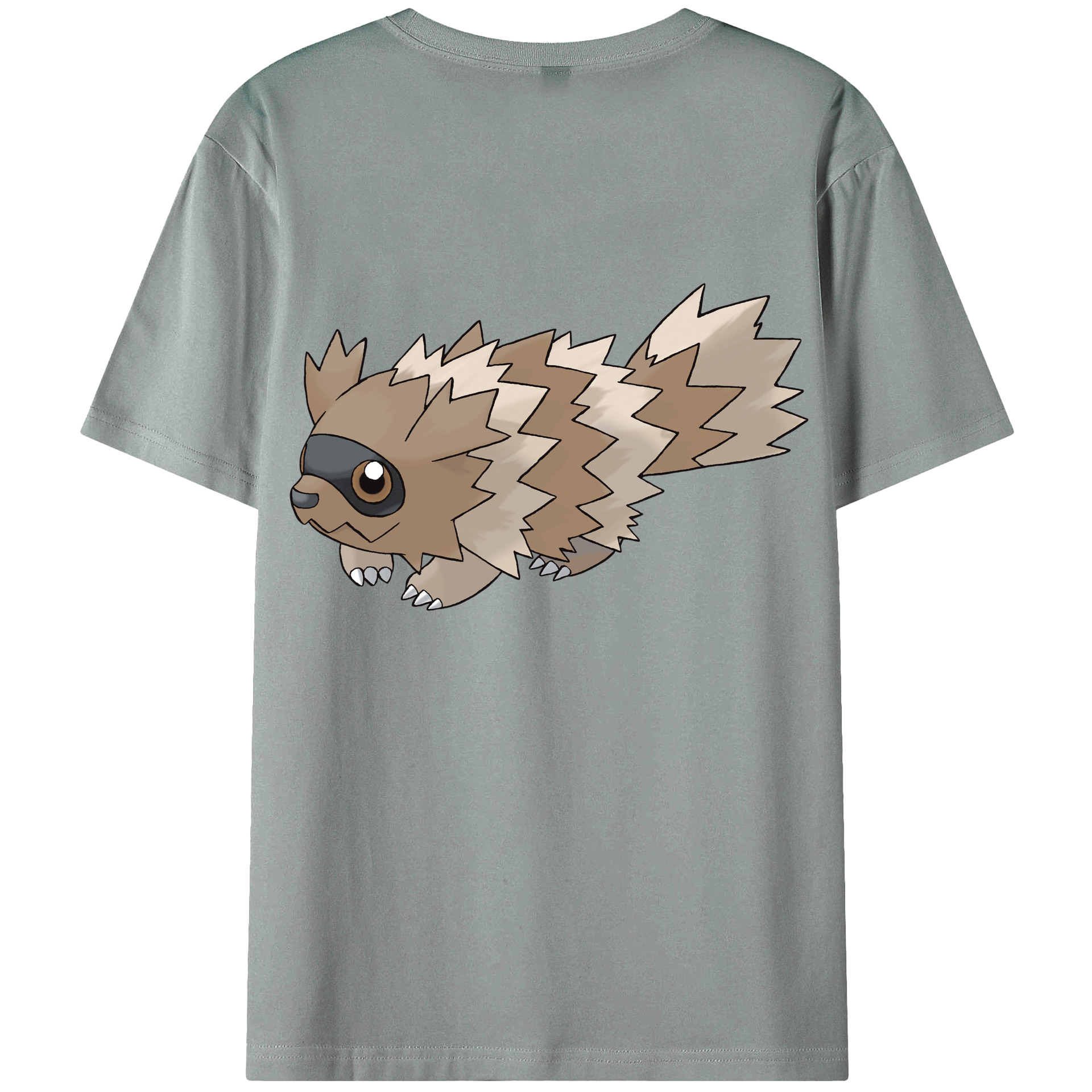 （画像用） ポケットモンスター Pokémon 綿100％ メンズ半袖Tシャツ（バックプリント） 通気性